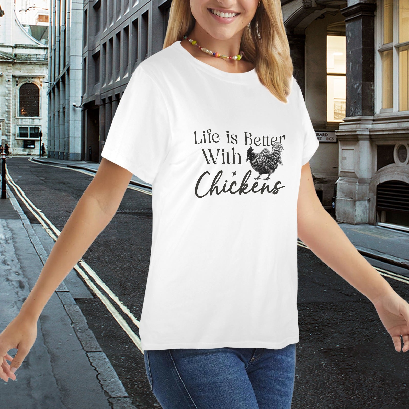 Life is Better With Chickens Graphic Tee