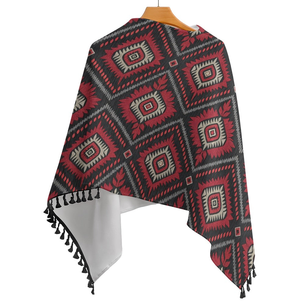 Wolf Hill Ranch – Desert Spirit Collection  Redrock Aztec Poncho