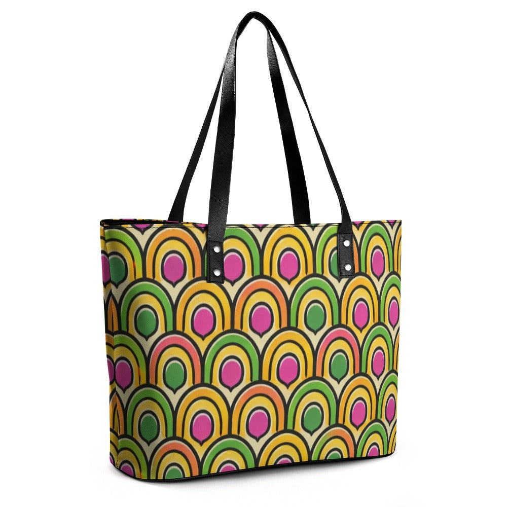 Ladies Leather Handbag Collection   Premium Cross-Grain Tote