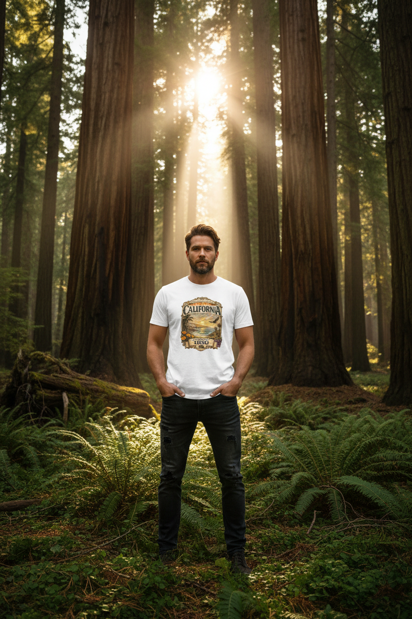 California T-Shirt - Redwoods