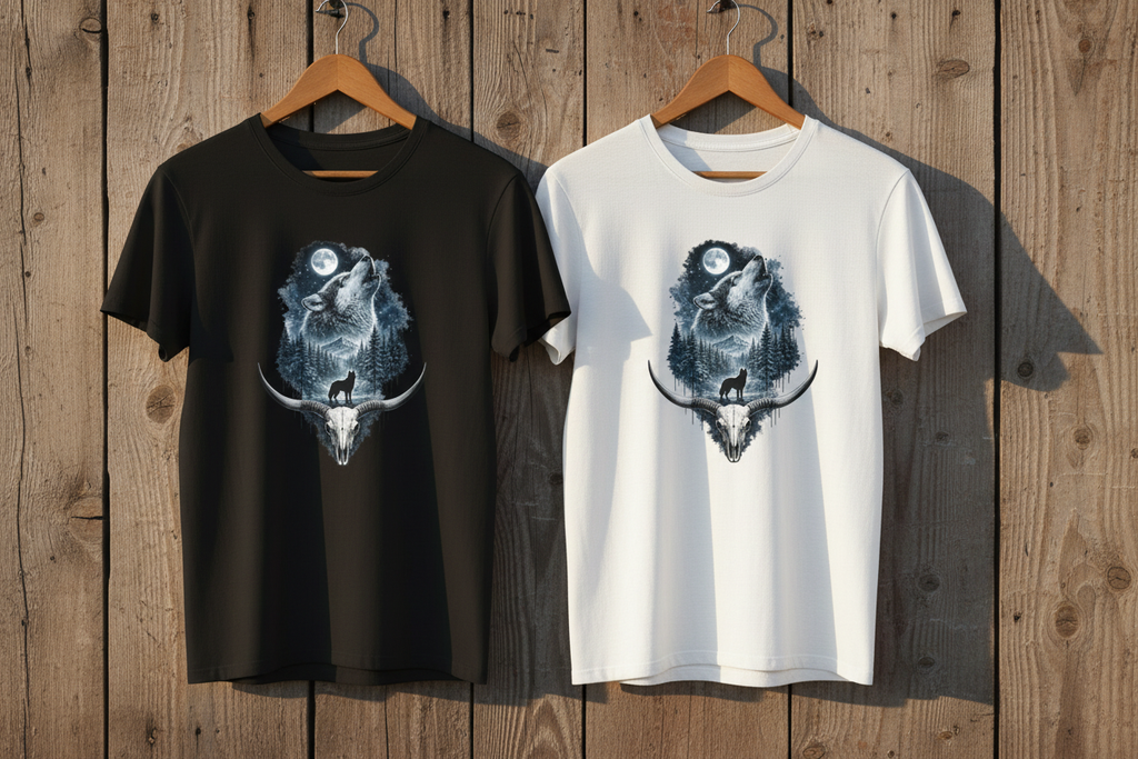 Call of the Wild – Both Tees on Hangers