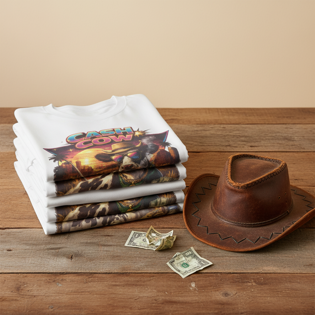 Cash Cow Tee - Stacked Product Shot