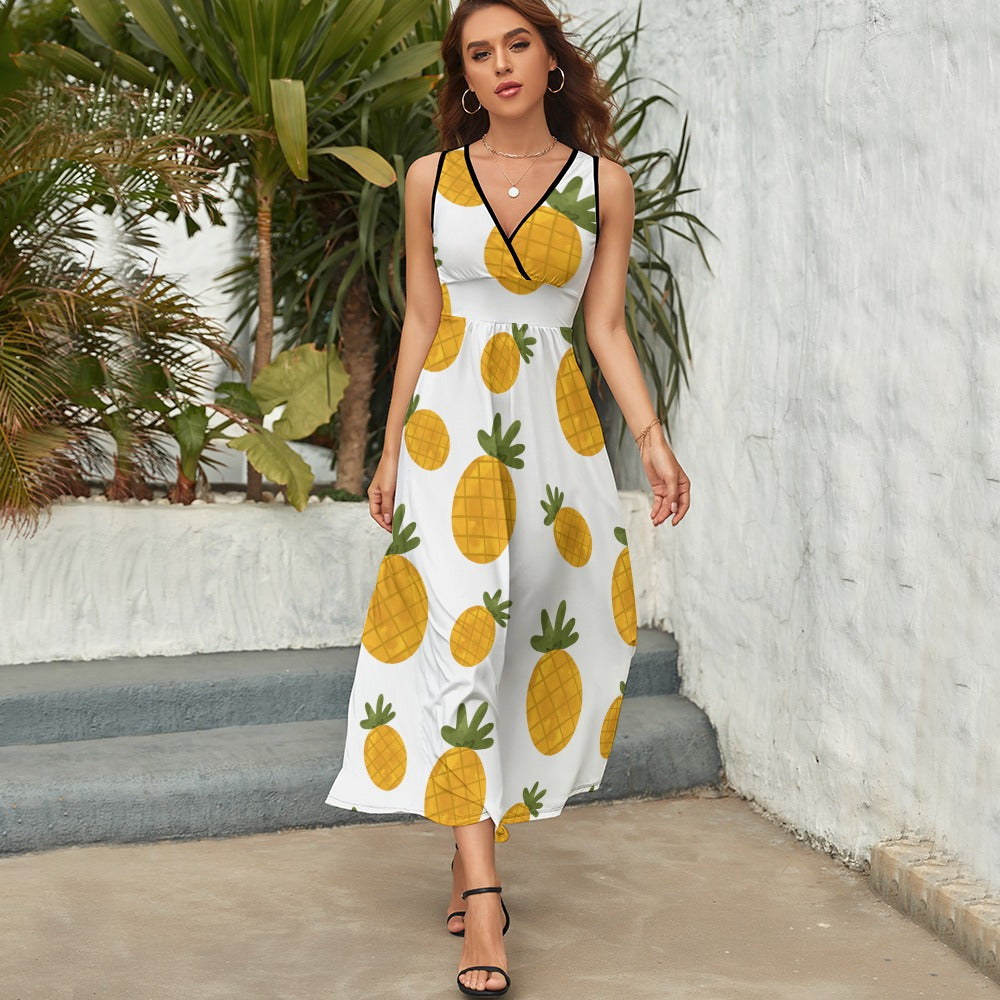 Sweet Escape Pineapple Maxi Dress
