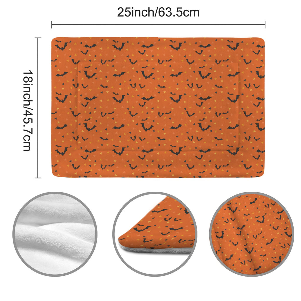 Bats at Midnight Coco's Halloween Collection  Bat Print Dog Mat