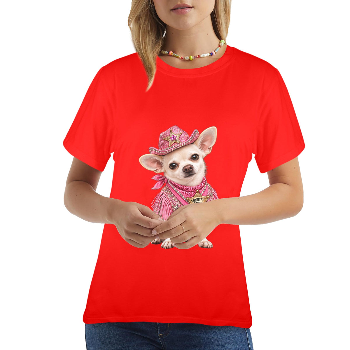 Sheriff Coco –Paw & Order Ladies Tee