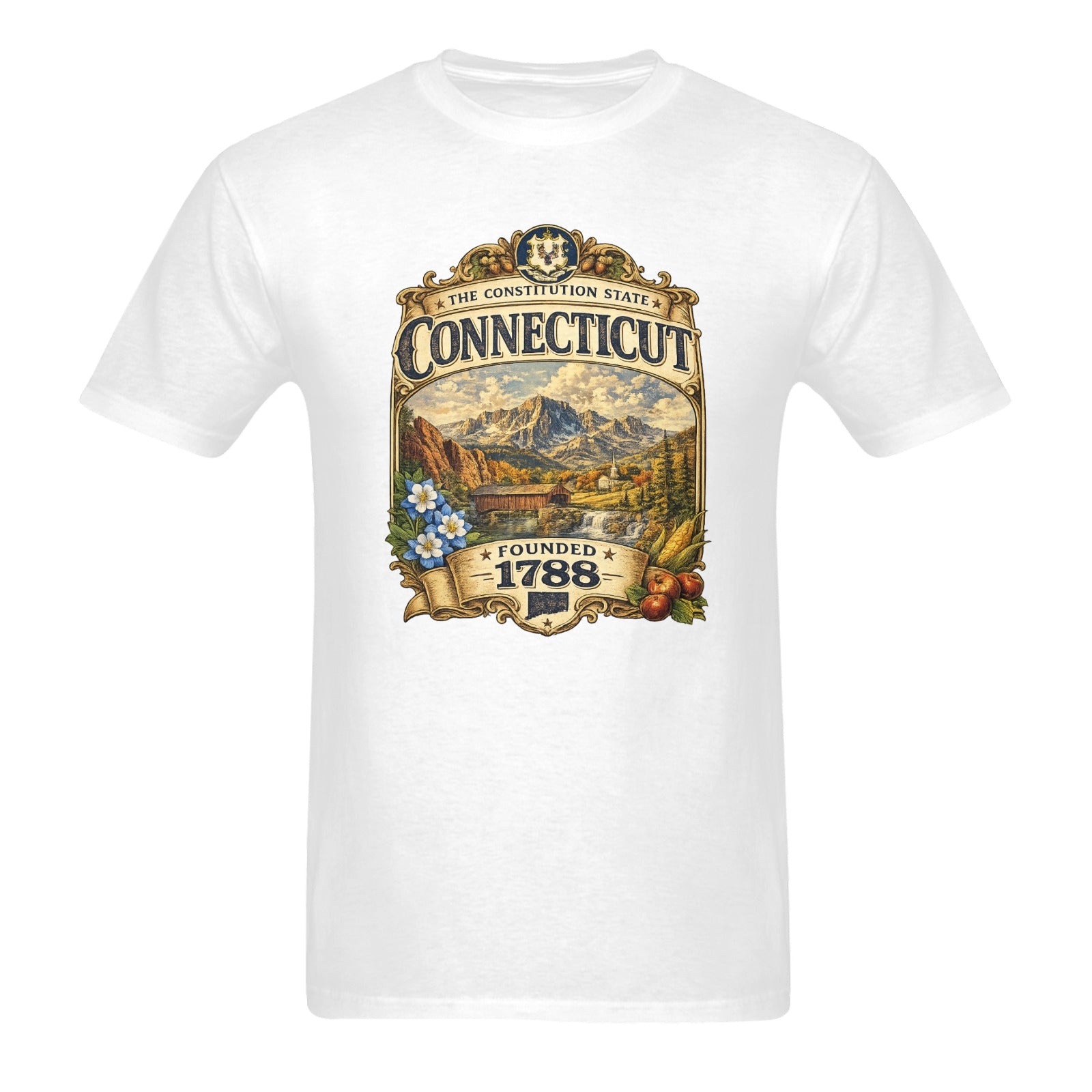 Men's Historical Connecticut T-Shirt