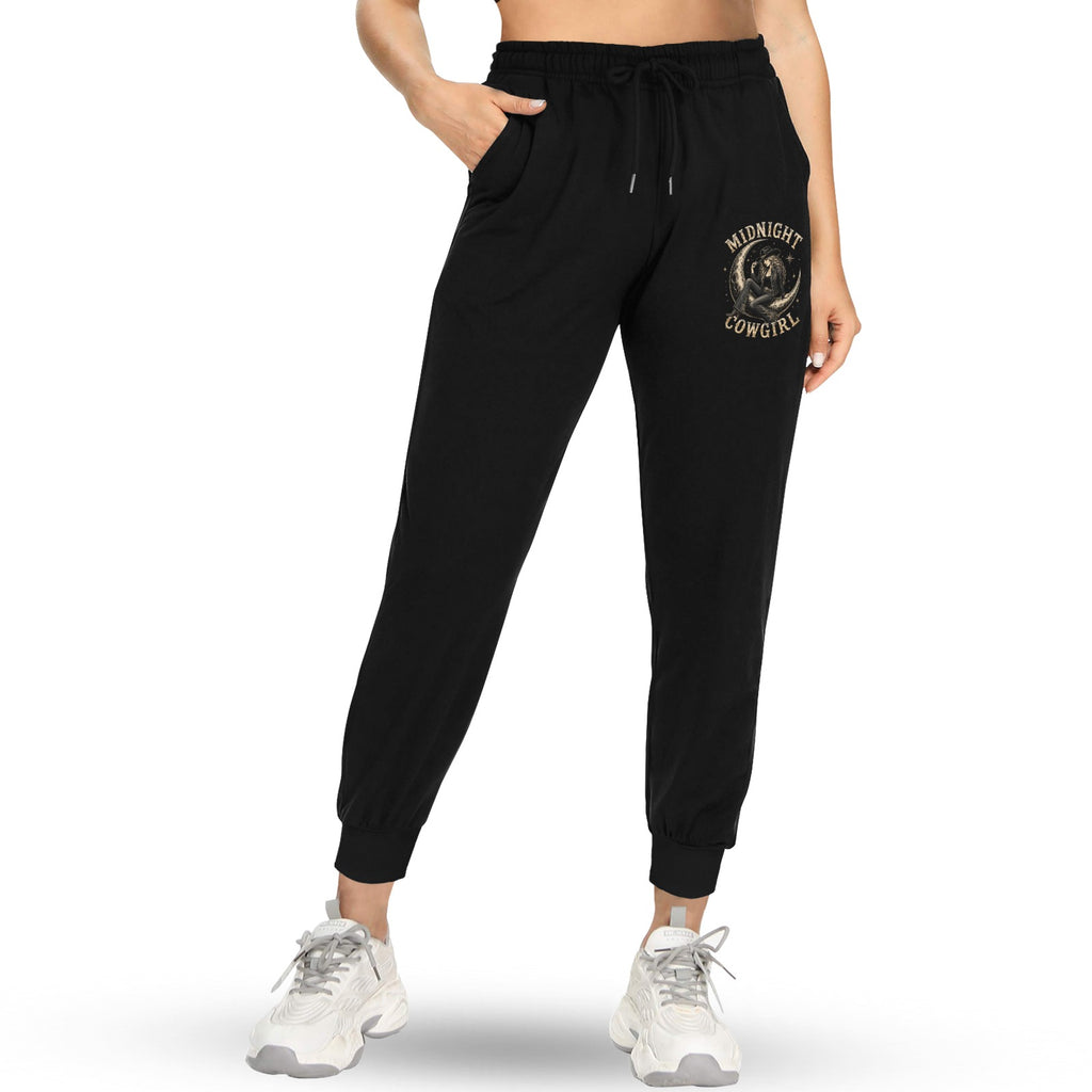 Midnight Cowgirl  Fleece Joggers