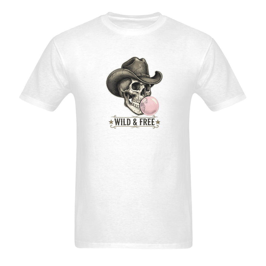 Wild & Free Skull Cowboy Tee