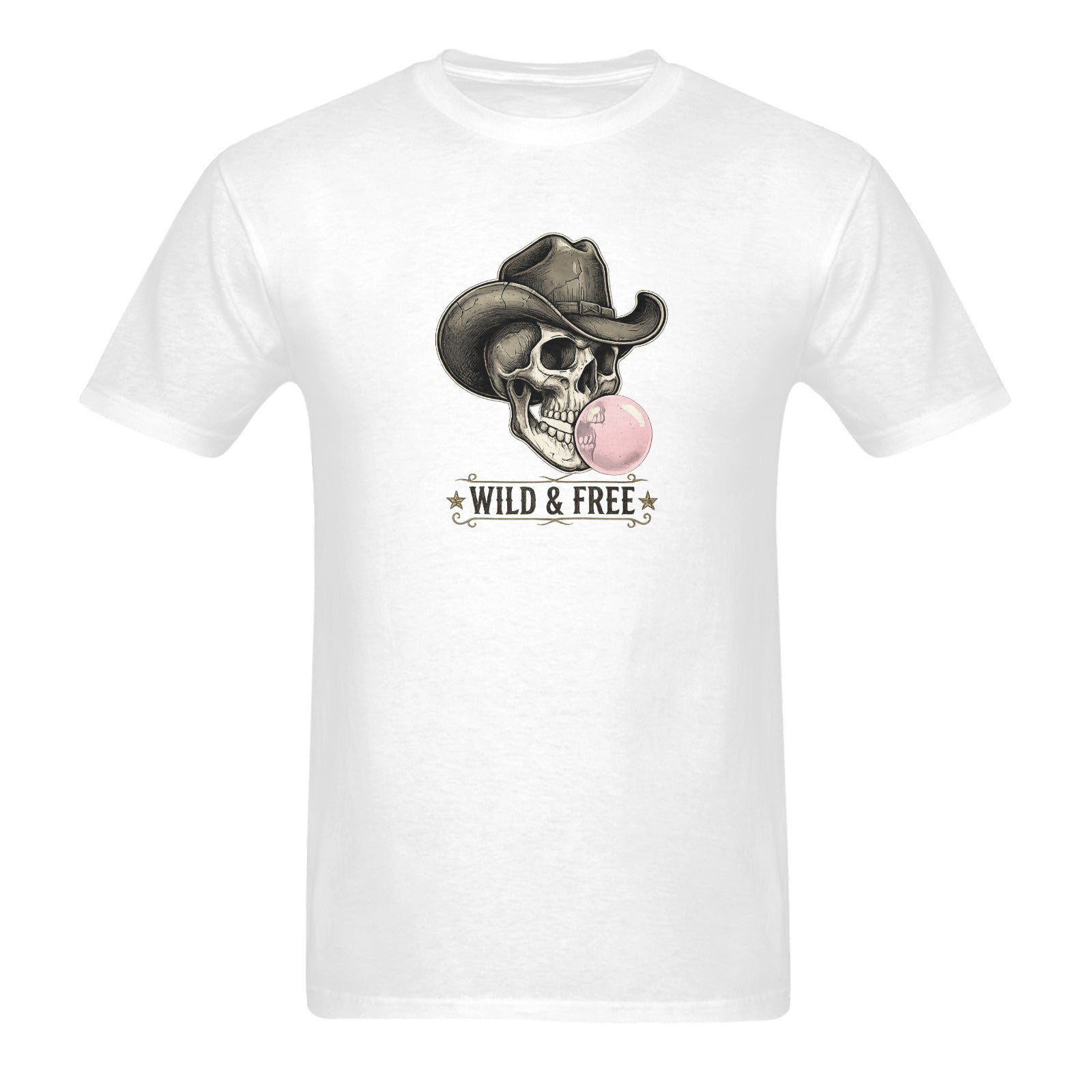 Wild & Free Skull Cowboy Tee
