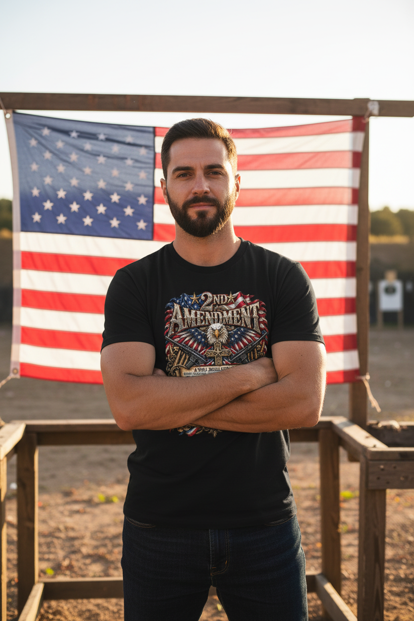 Christian 2nd Amendment Tee Mockup 1