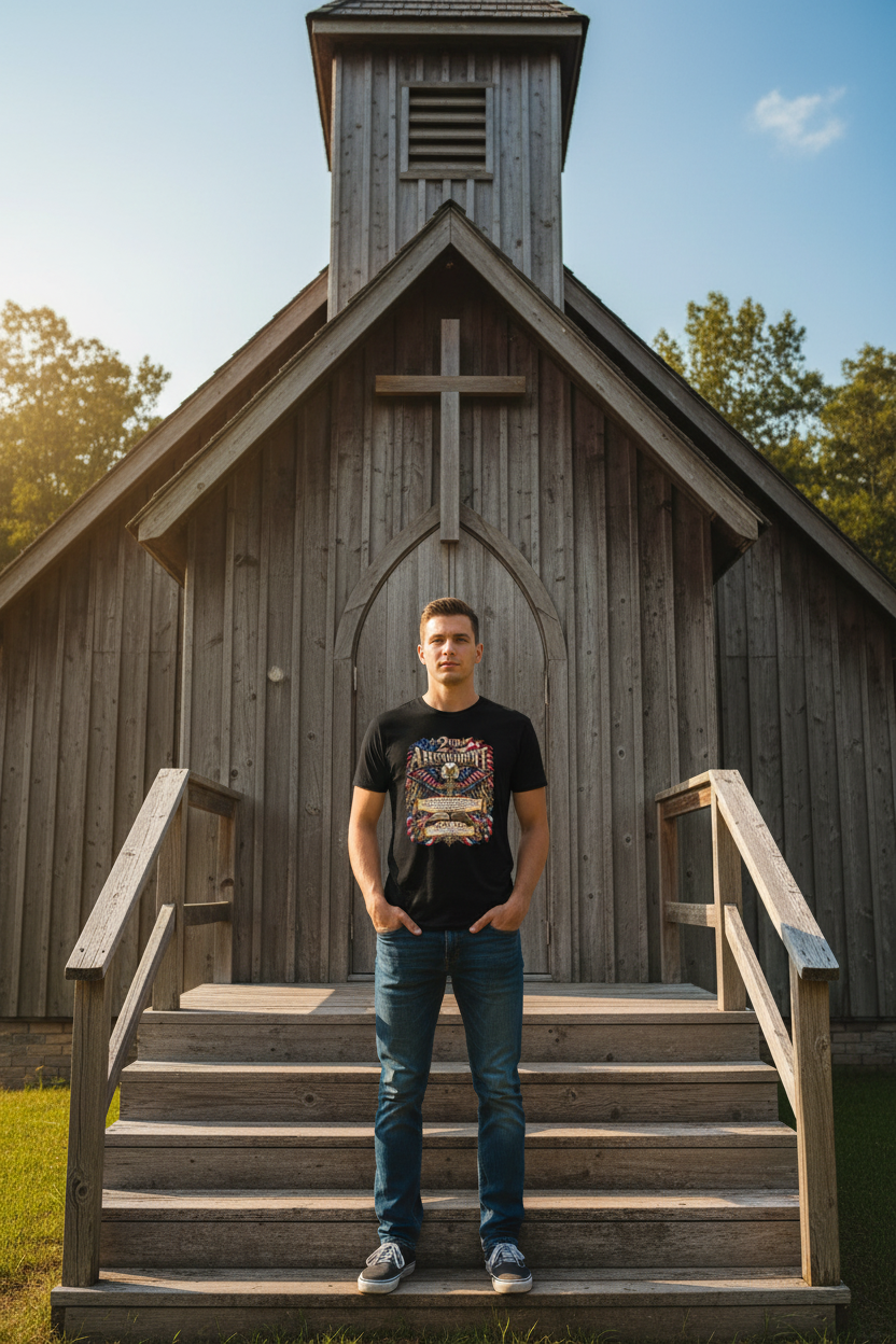 Christian 2nd Amendment Tee Mockup 2