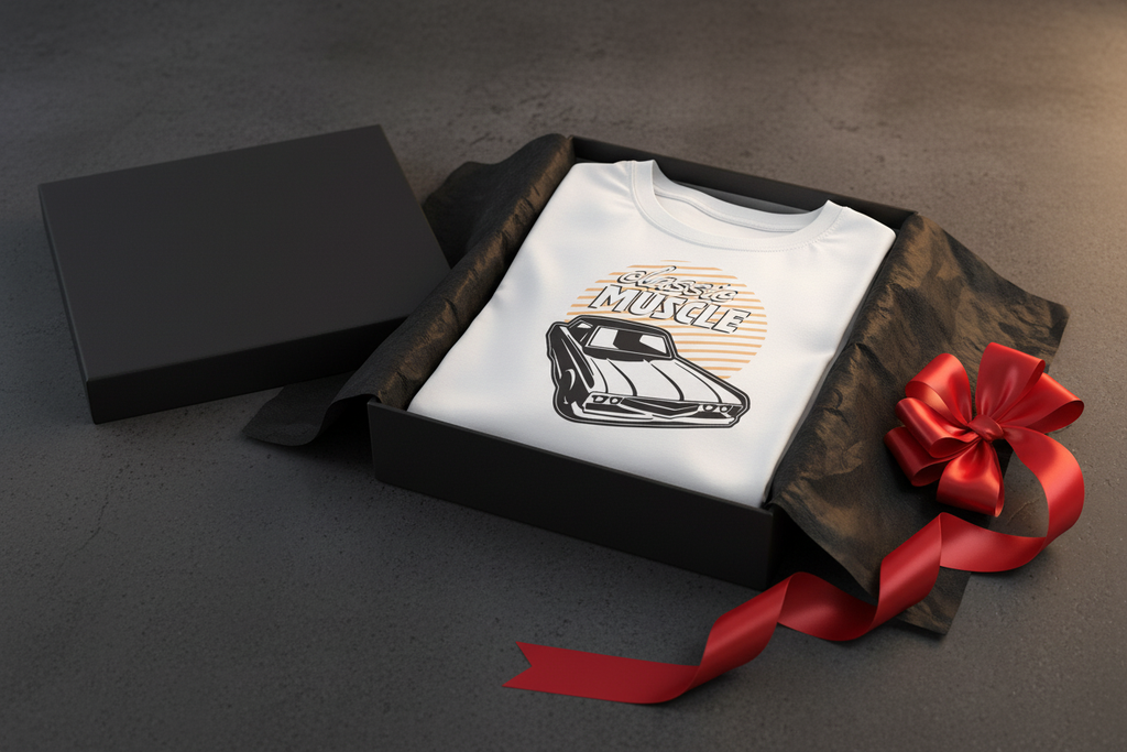 Classic Muscle - Gift Box Mockup
