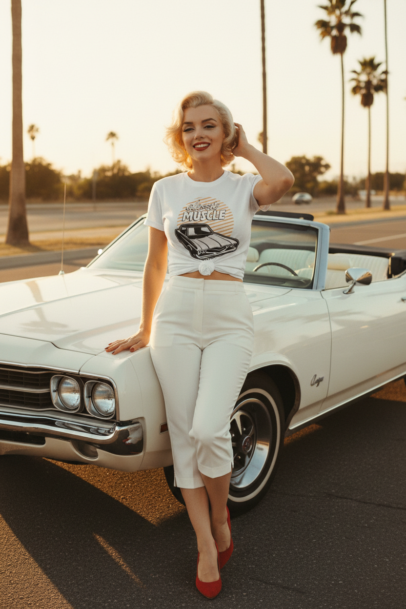 Classic Muscle - Monroe Style Mockup