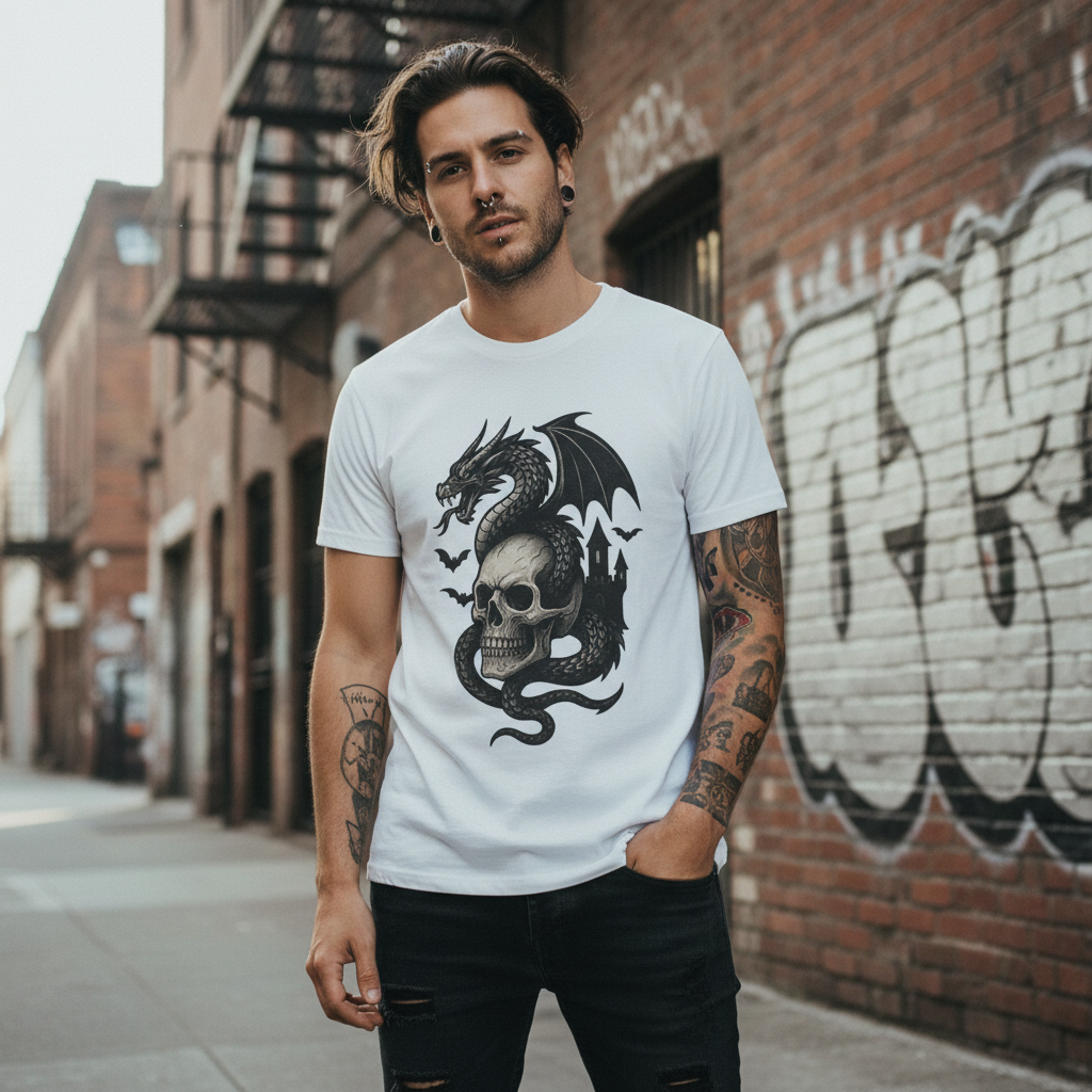 Close-up of man in urban setting