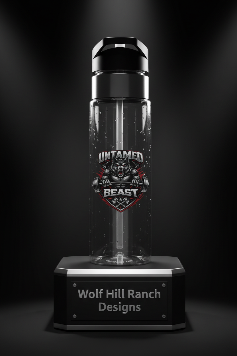 Close-up Zoom - Untamed Beast Sport Bottle