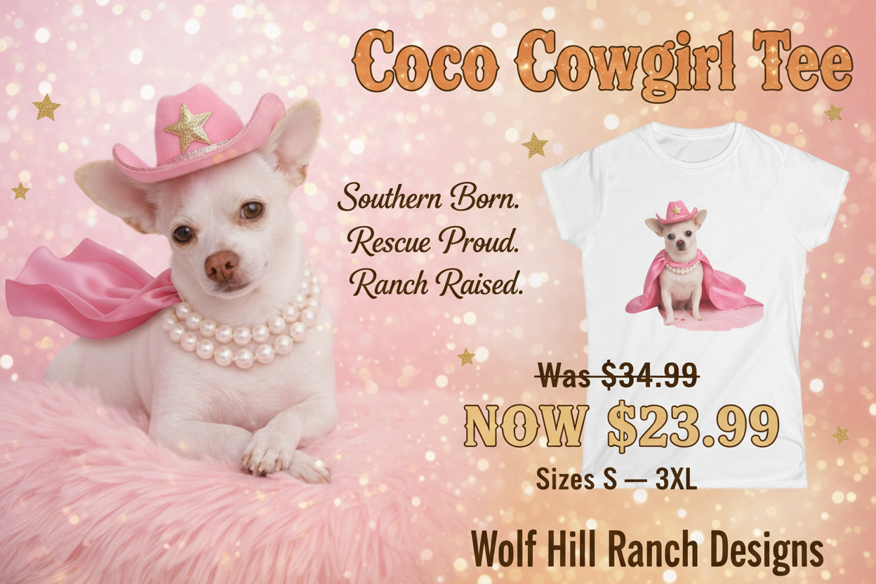 Coco Cowgirl Tee — Landscape