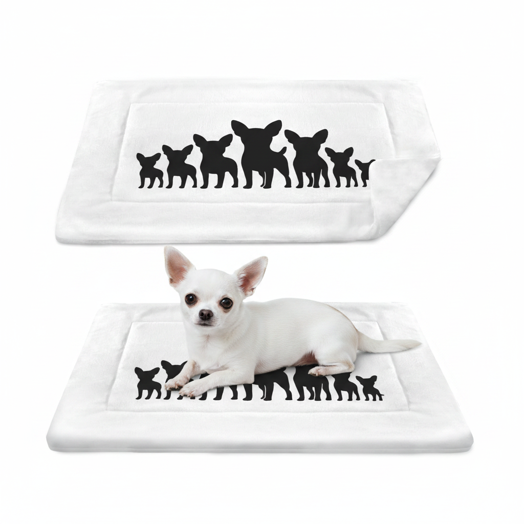 Coco on Chihuahua Squad Mat - Product Mockup