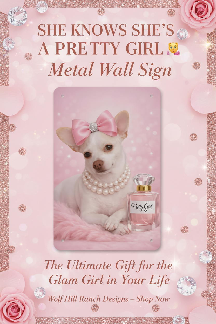 Coco Pretty Girl Glam Ad Poster