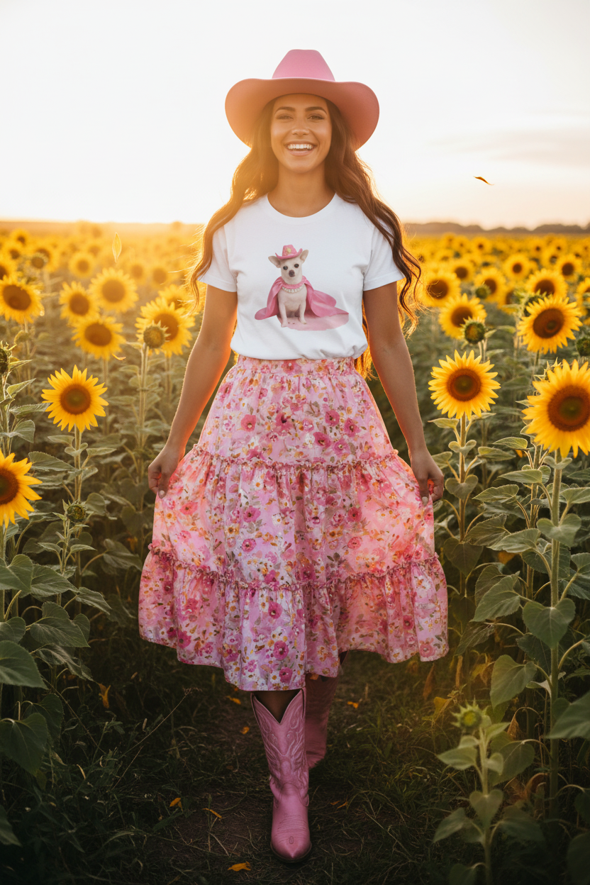 Coco Tee — Sunflower Field