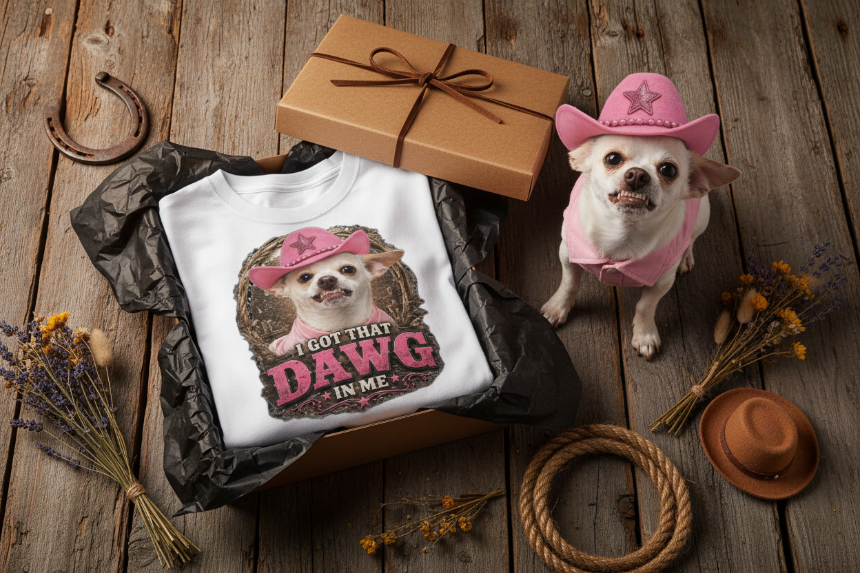 Coco Tee – Western Gift Box with Coco