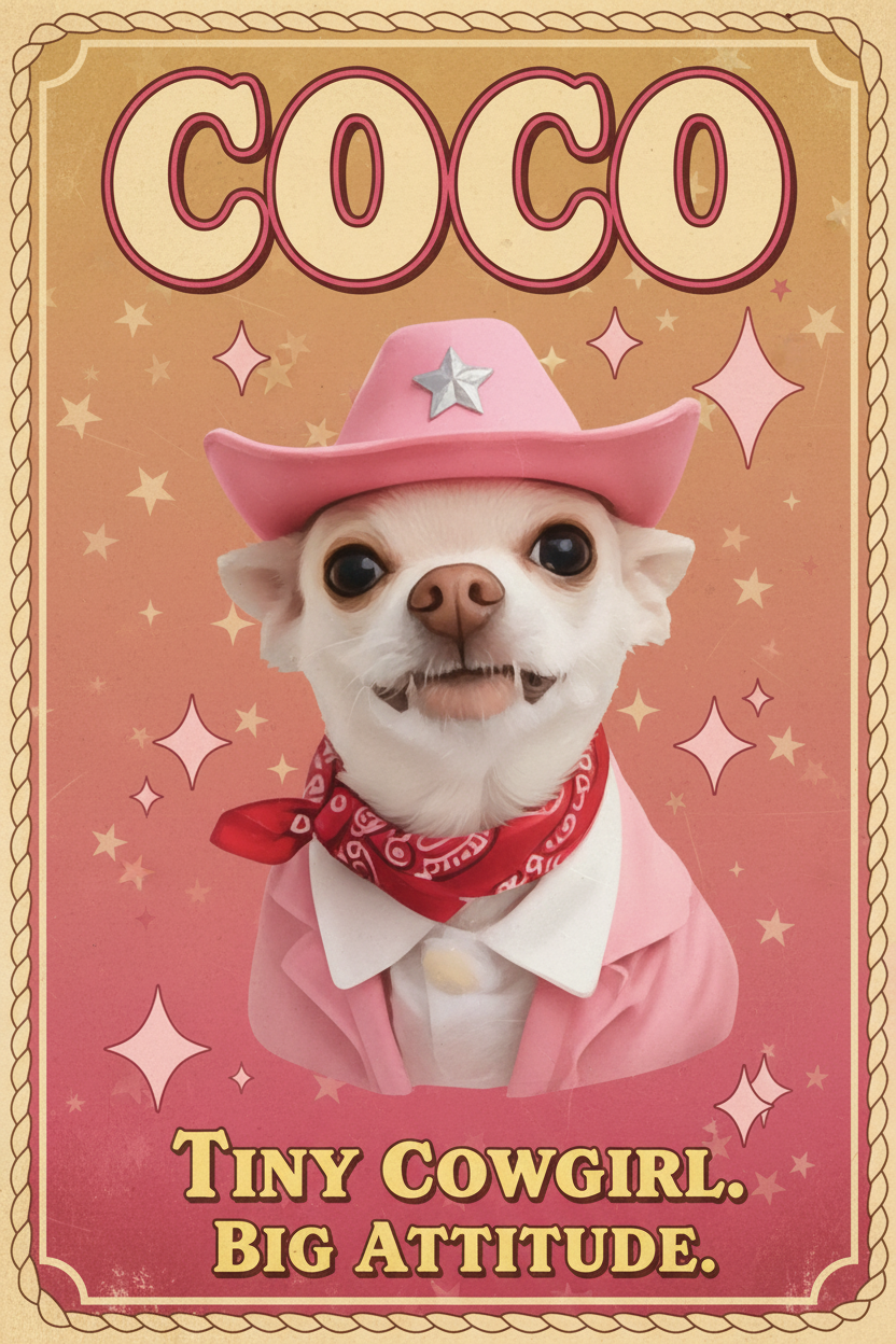 Coco — Vintage Western Poster Art