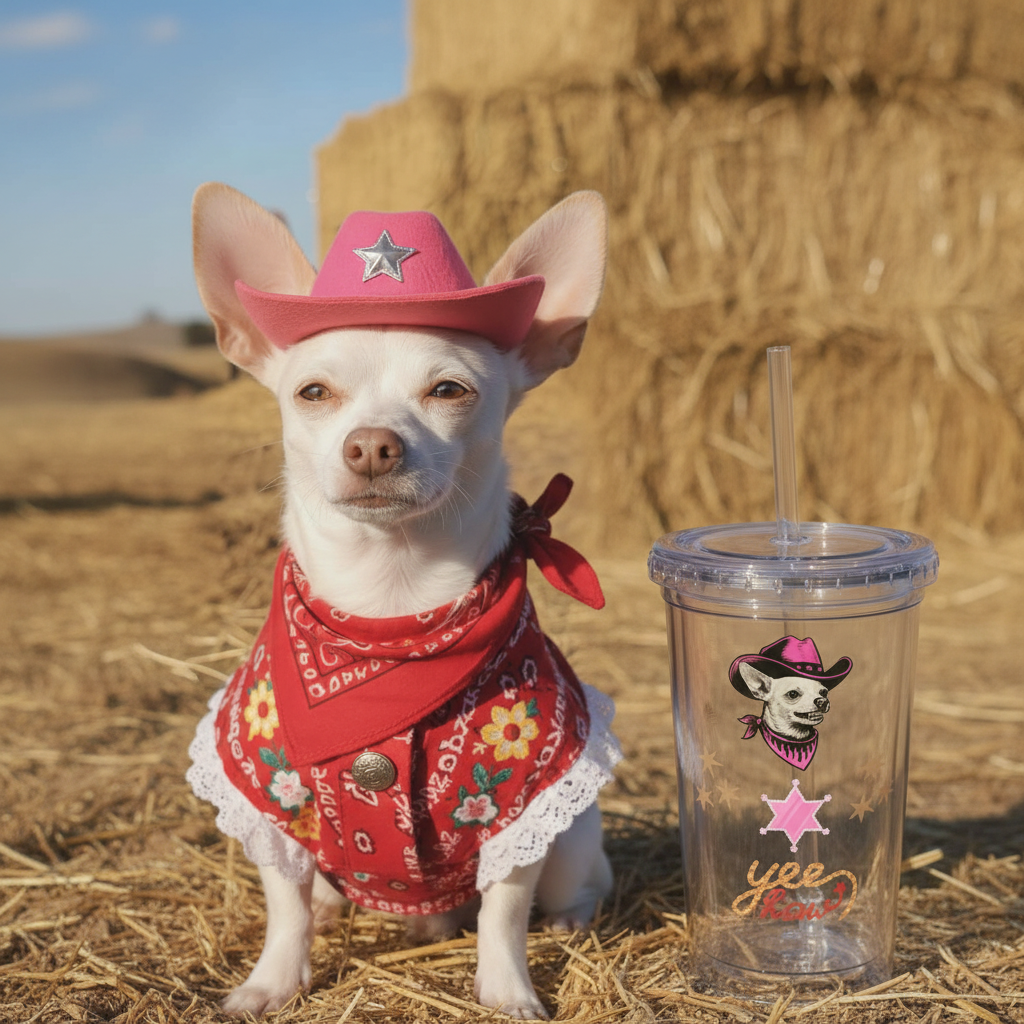 Coco x You Heard Pink Tumbler Ad