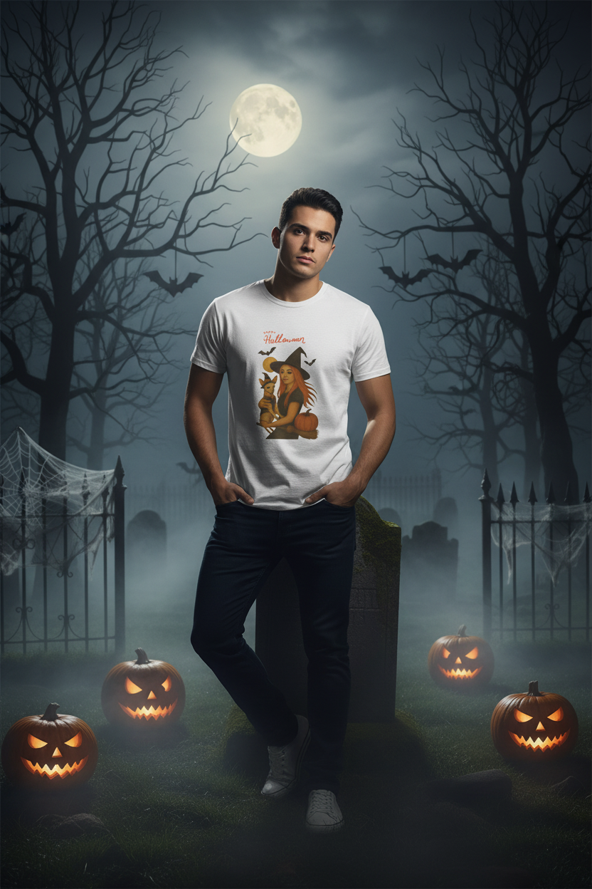 Coco's Halloween T-Shirt Spooky Mockup
