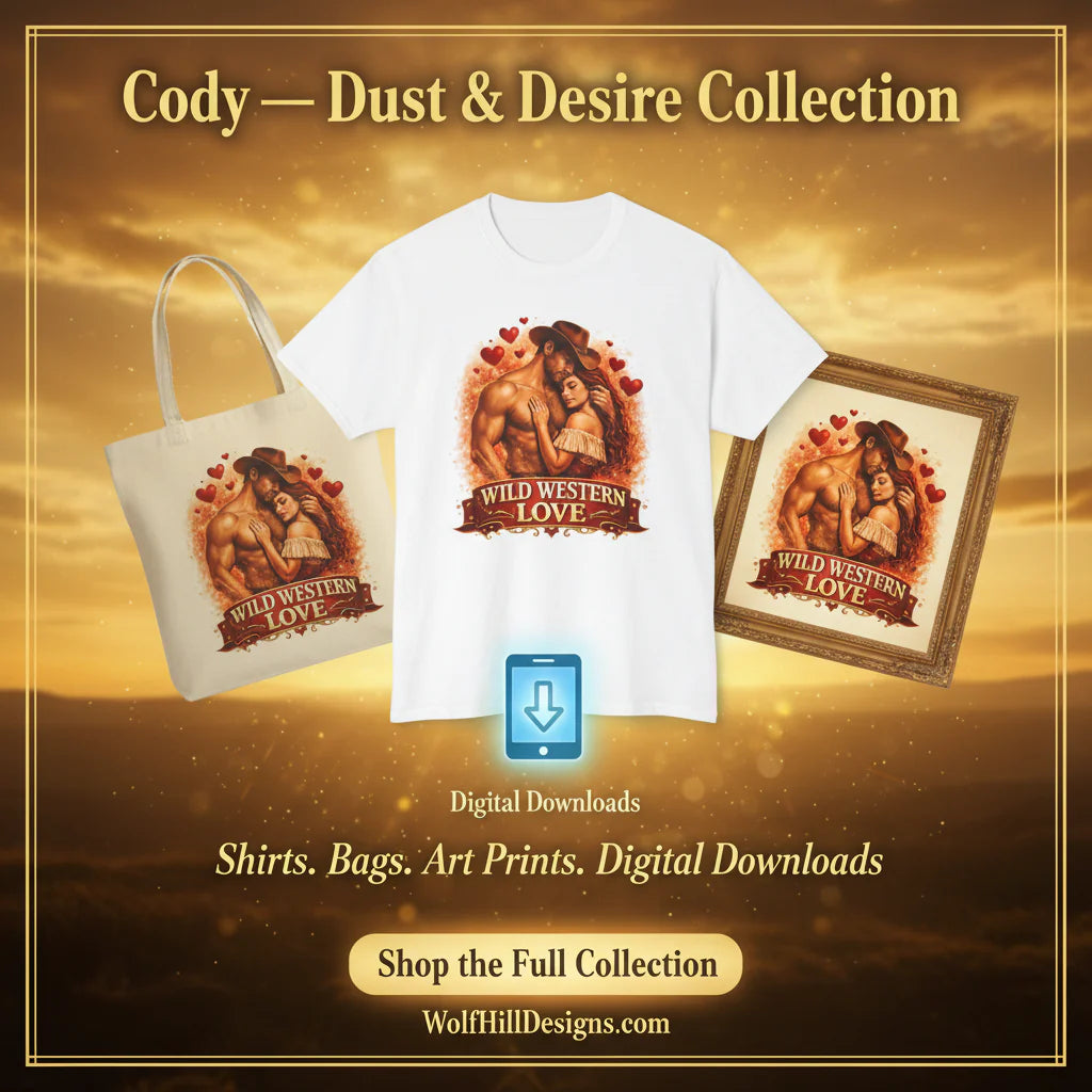 Tote Bag Personalized 'Cody' Romantic Cowboy PU Leather Shoulder Bag  Western The Dust & Desire Collection