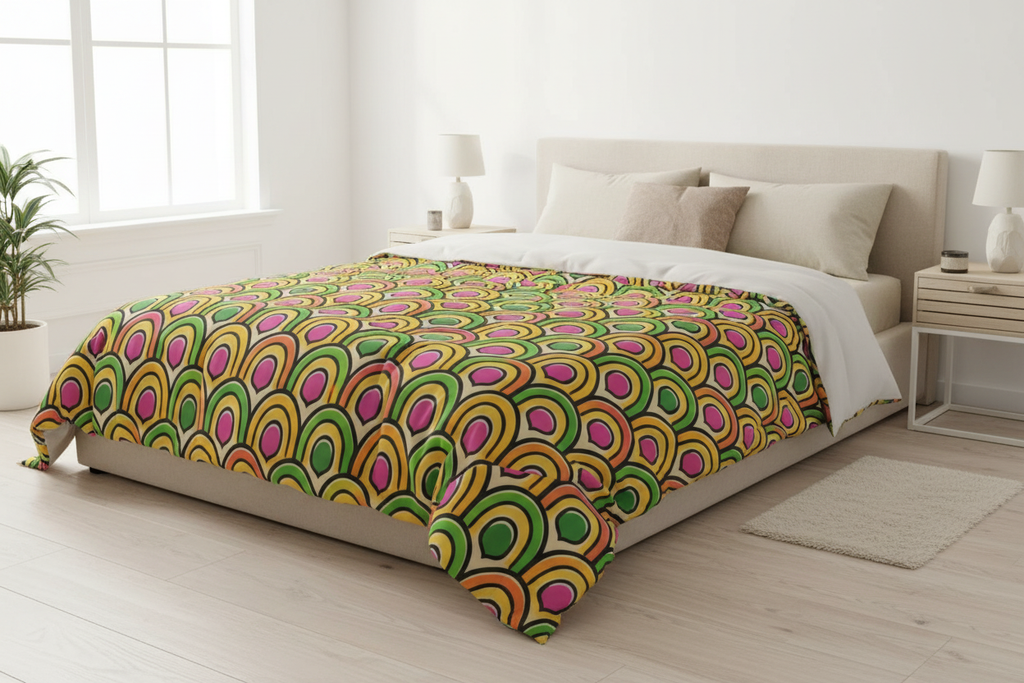 Comforter on Styled Bed