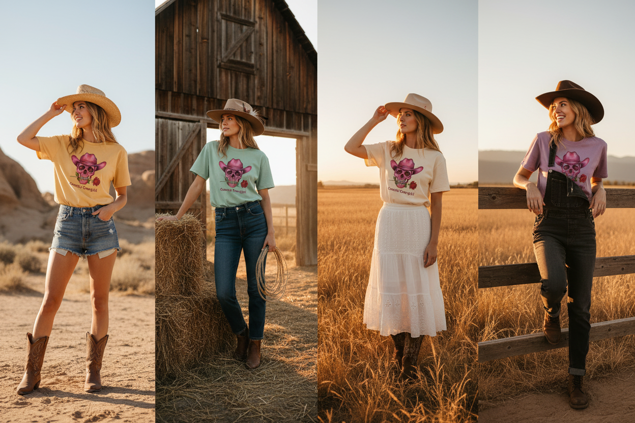 Cosmic Cowgirl Collage 1