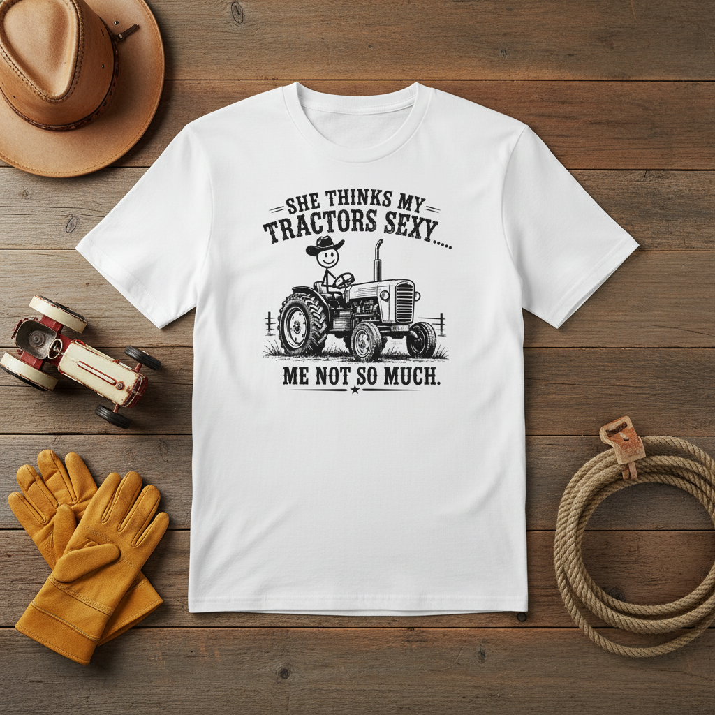 Cowboy Bob Tractor Sexy - Flat Lay