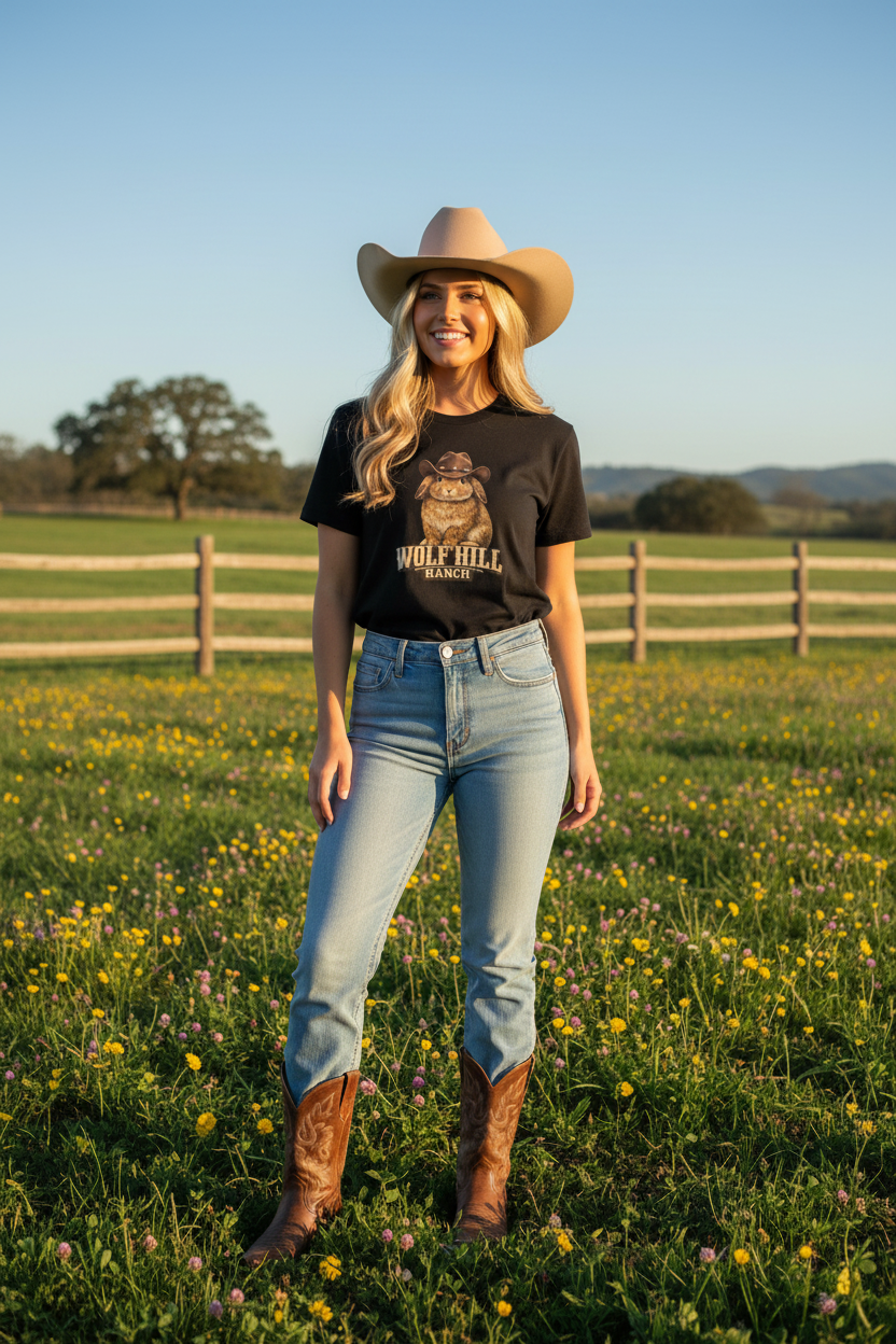 Cowboy Bunny Tee – Cowgirl