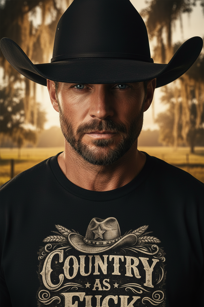 Cowboy Close-Up Portrait