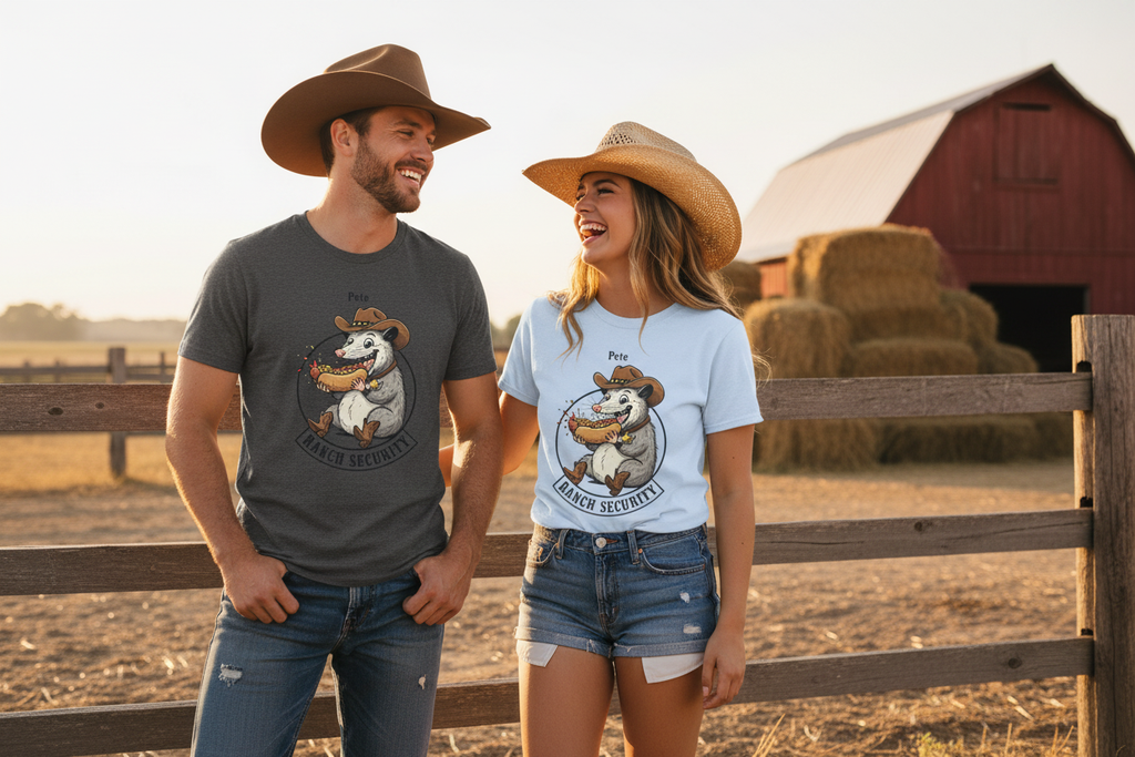 Cowboy & Cowgirl - Pete Ranch Security Tees