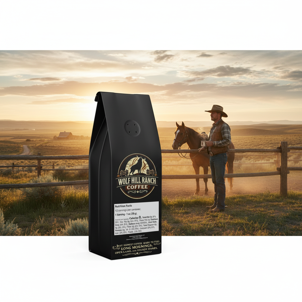 Cowboy Ranch Coffee Mockup 4