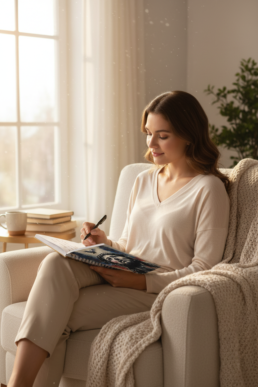 Cozy Armchair Writing