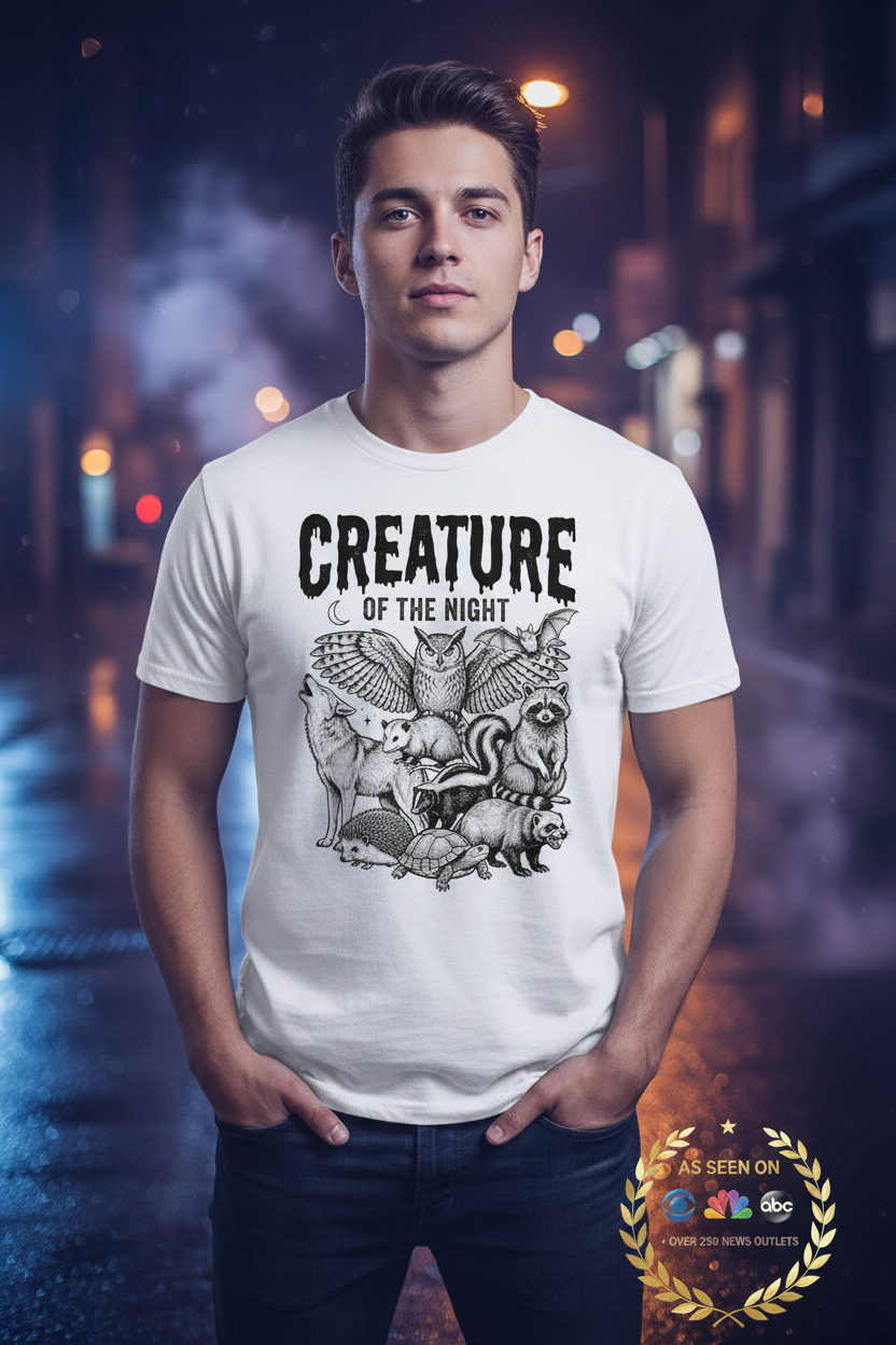 Creature of The Night - As Seen On Badge Bottom Corner