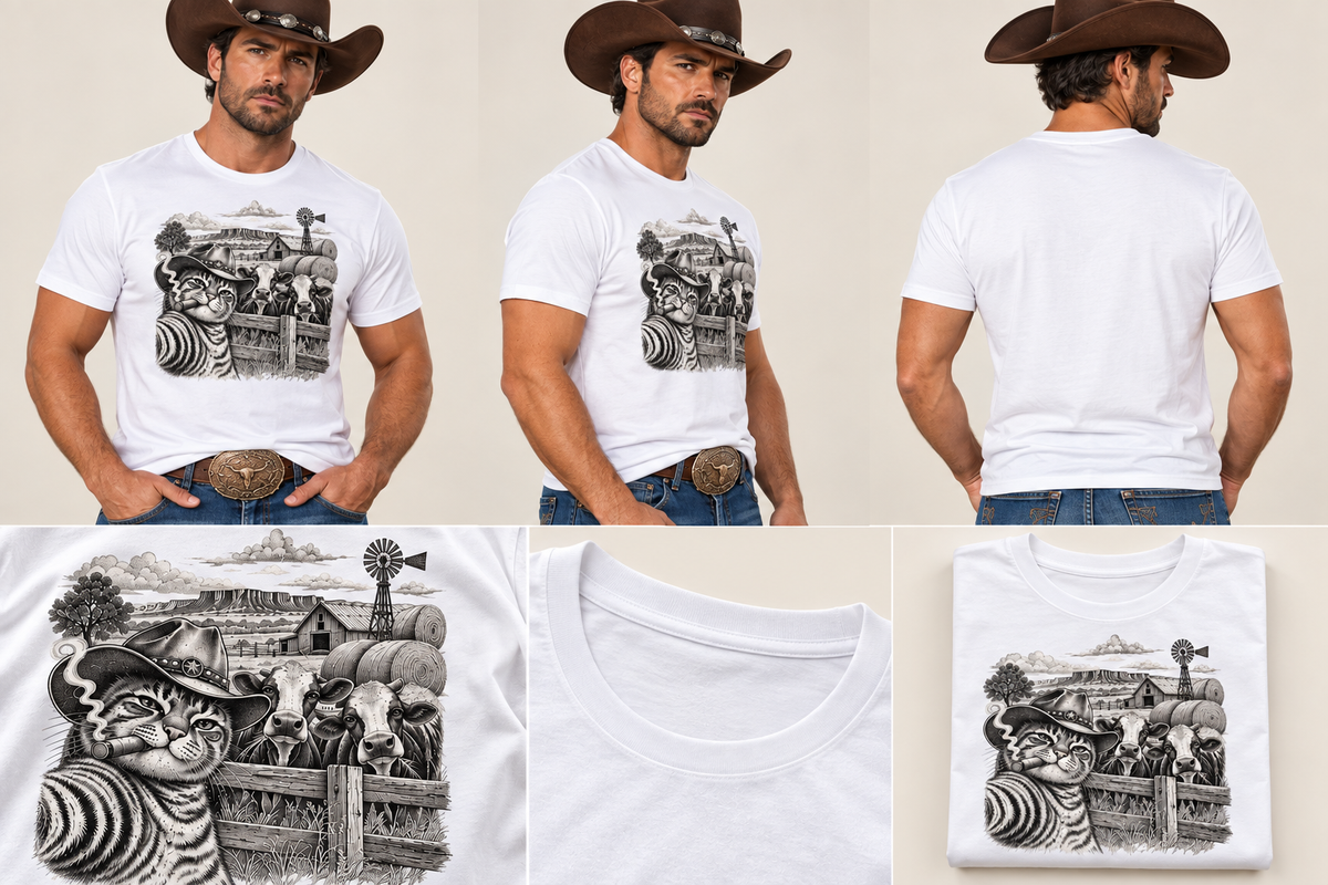 Ranch Selfie Unisex Western Tee