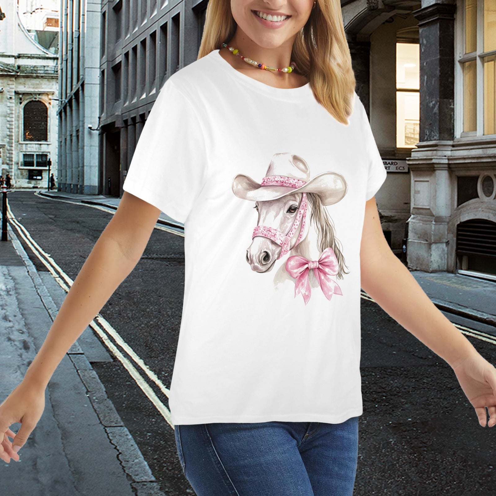Pretty in Pink Pony Tee