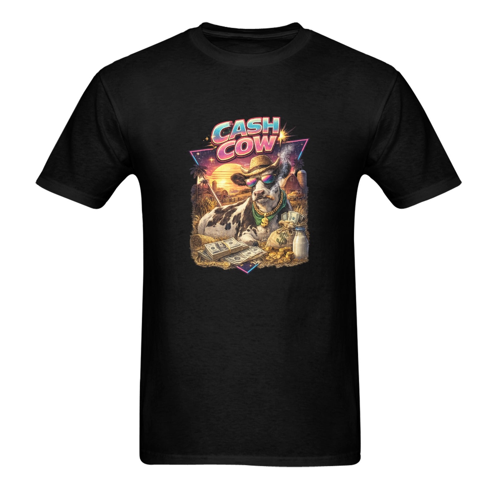 Cash Cow Retro Graphic Tee  Unisex