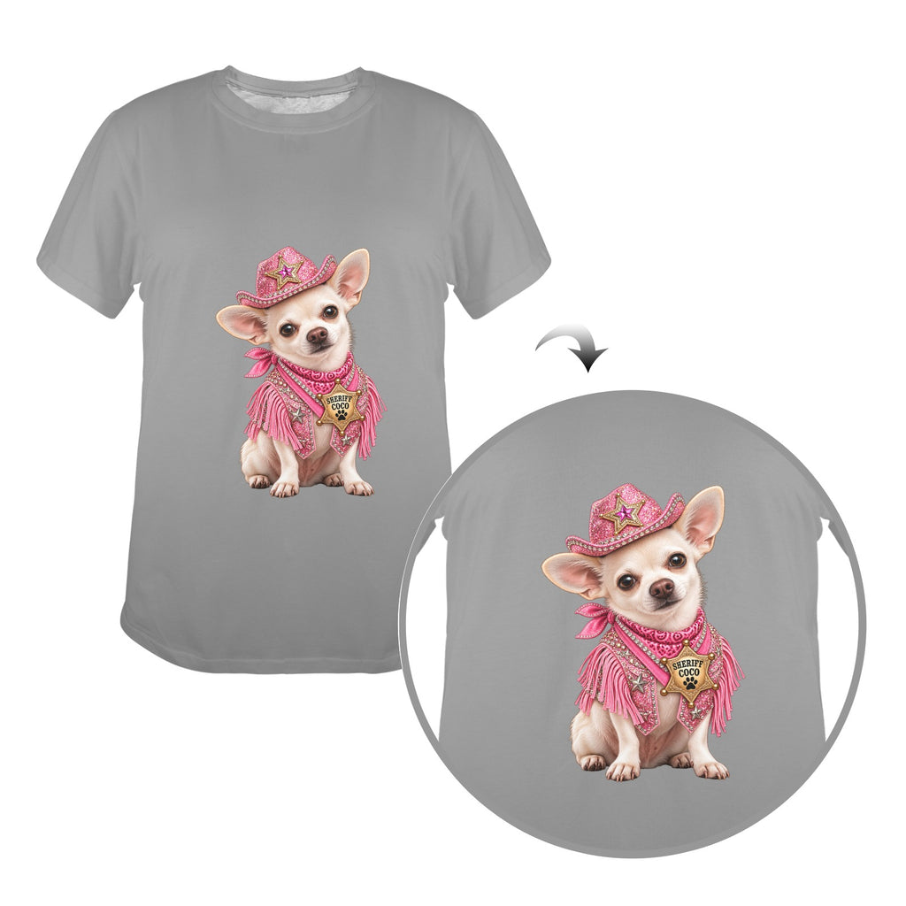 Sheriff Coco –Paw & Order Ladies Tee
