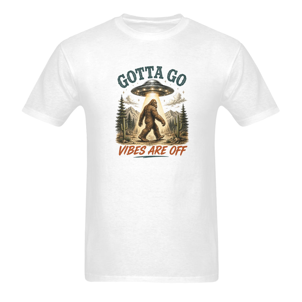 Sasquatch Exit Strategy Unisex Bigfoot UFO Graphic Tee