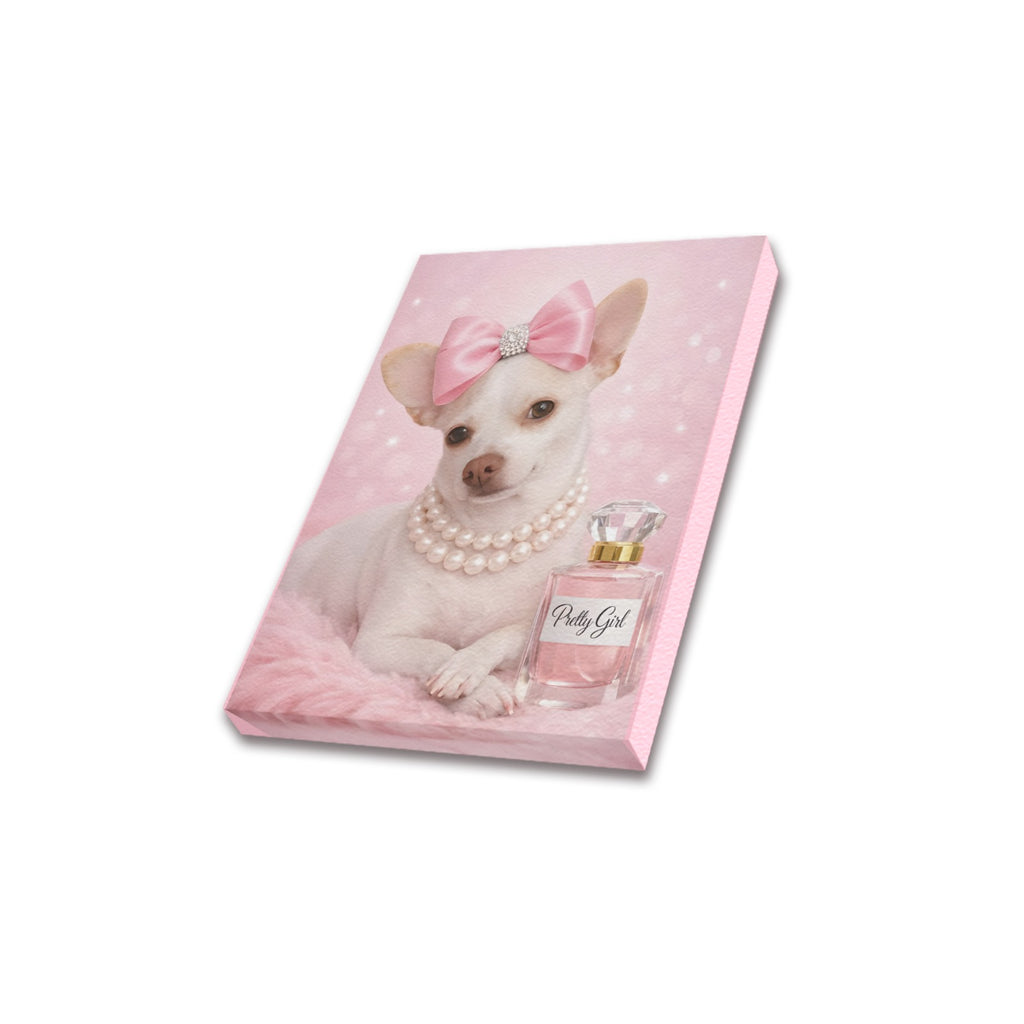 Coco ‘Pretty Girl’ – Glam Edition | Framed Canvas Print 8"x10"