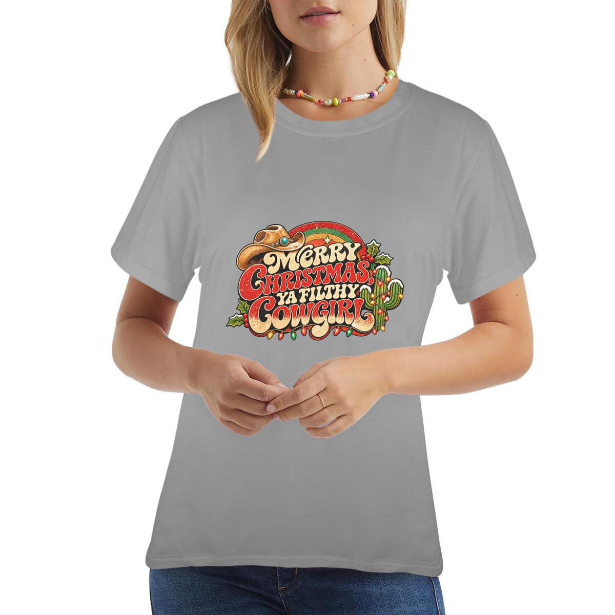 Sassy Cowgirl Christmas Collection – Women's Western Holiday Graphic Tees