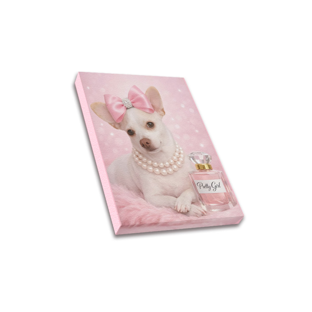Coco ‘Pretty Girl’ – Glam Edition | Framed Canvas Print 8"x10"