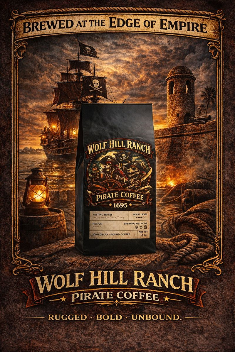 Pirate Coffee -1695 Blend (Dark French Roast)