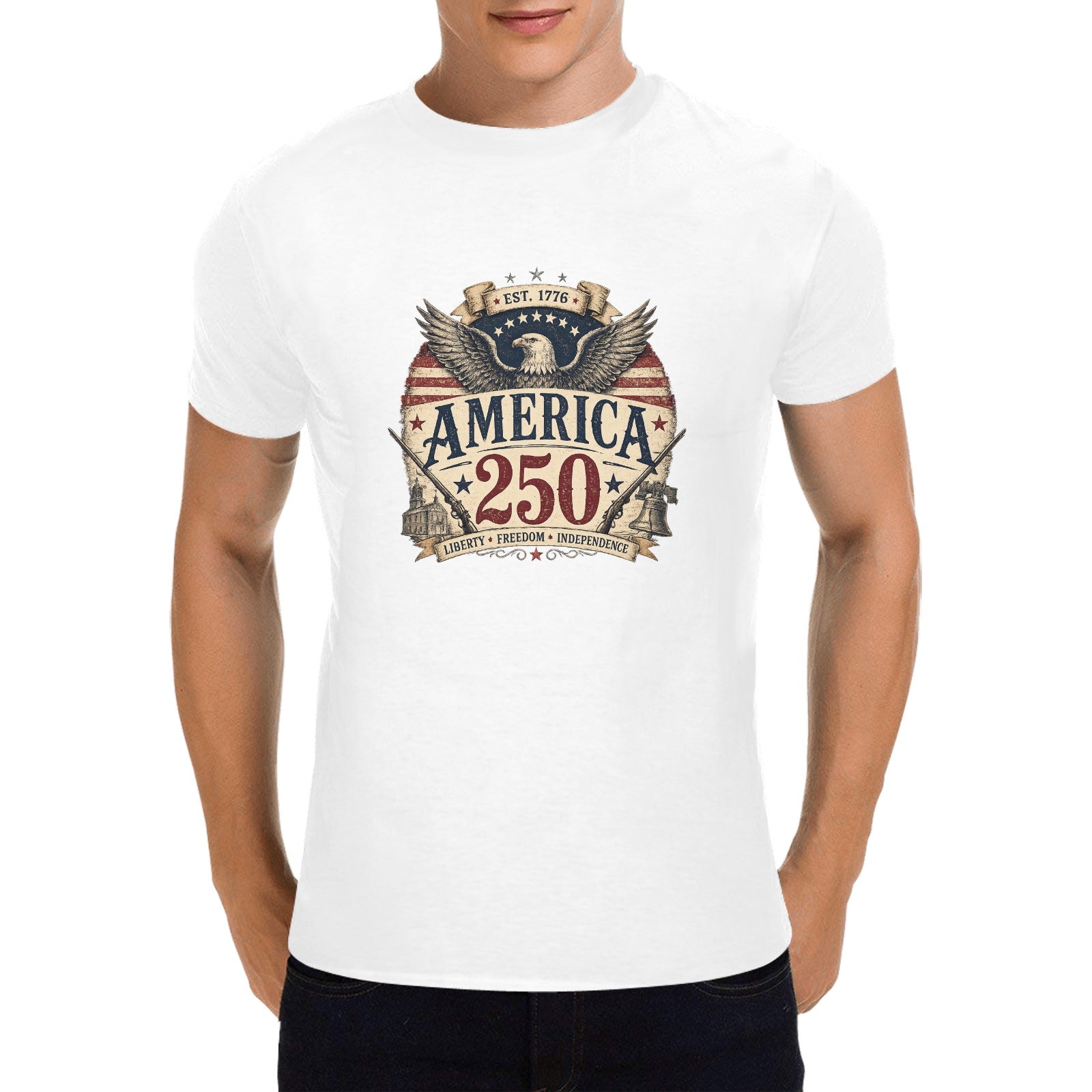 America 250 Tee White