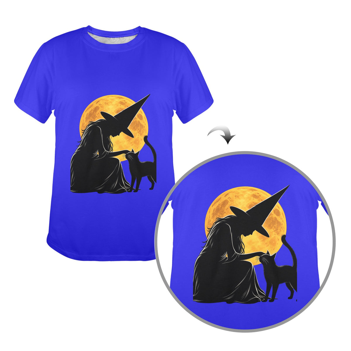 Moonlit Familiar Unisex Halloween Tee