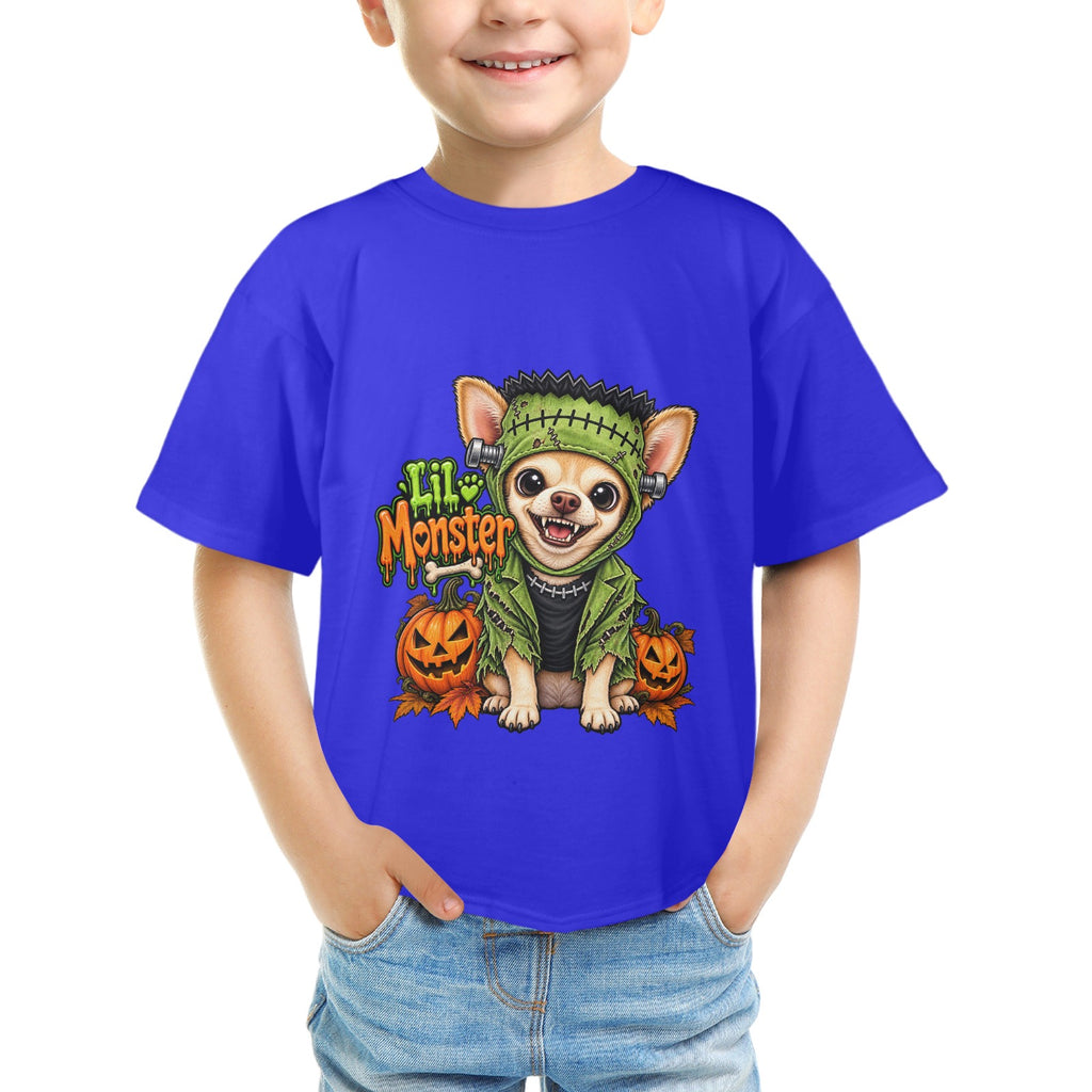 Coco’s Lil Monster Chihuahua Halloween Unisex  Kids’ Tee