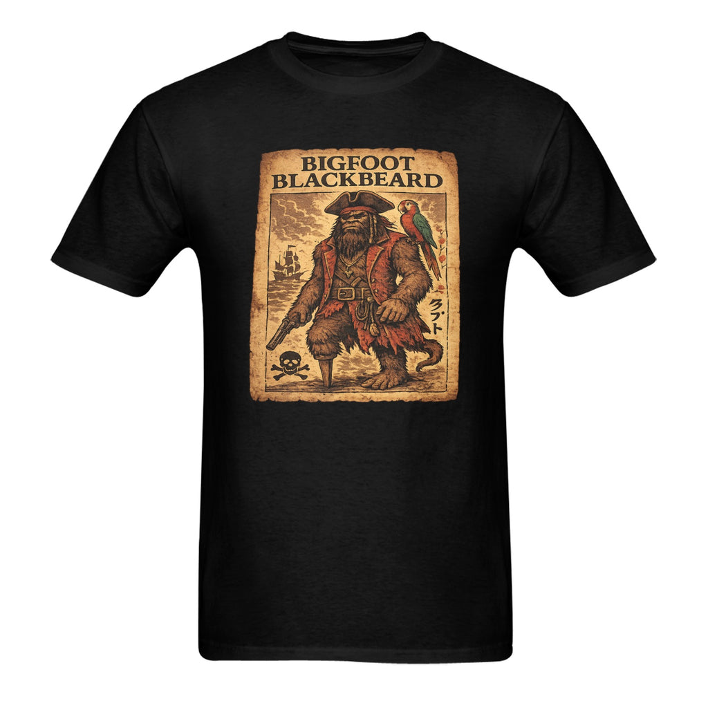 Old Parchment Bigfoot Blackbeard T-Shirt